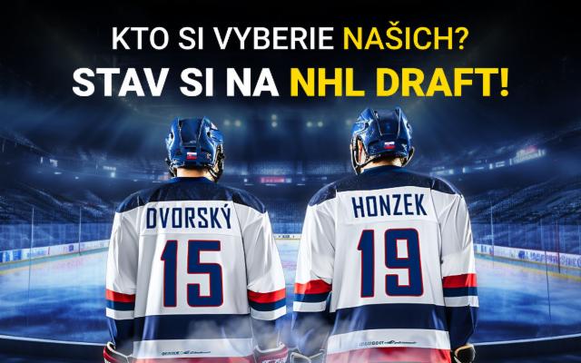 Kto si vyberie Dvorského či Honzeka? Stav si na NHL draft!