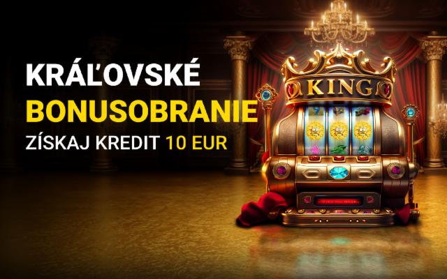 Zahraj si kráľovské hry a každý deň získaj kredit až 10 eur!