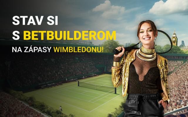 Stav si s Betbuilderom na zápasy vo Wimbledone!