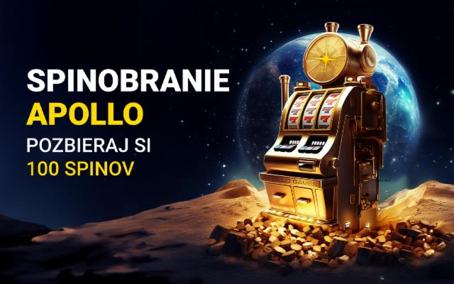 Roztoč to so spinobraním Apollo a vyhraj 