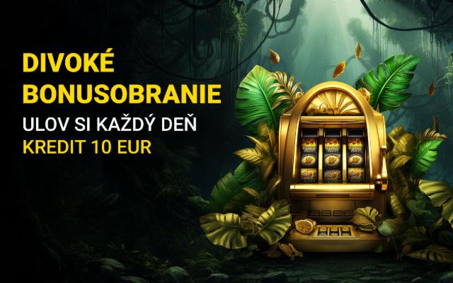 Zaži divočinu a&nbsp;každý deň si&nbsp;vytoč kredit 10&nbsp;eur!