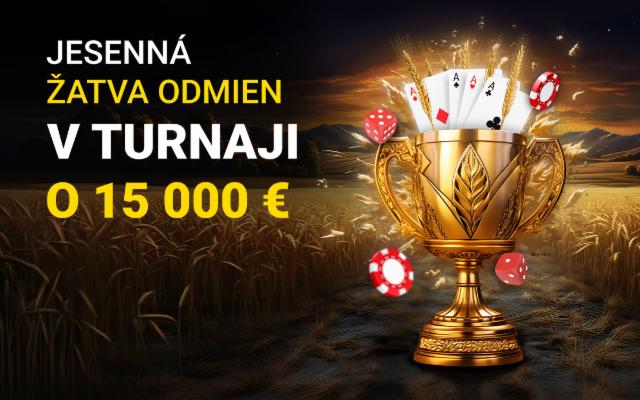 Jesenná úroda dozrela a začína žatva o 15 000 eur!
