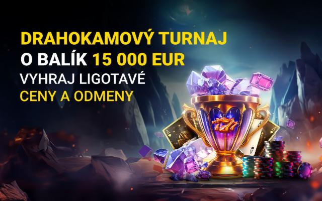 Vyhraj ligotavé odmeny v Drahokamovom turnaji o 15 000 eur!