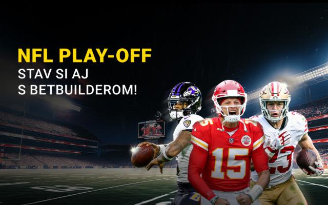 Stav si na zápasy NFL play-off už aj s Betbuilderom!