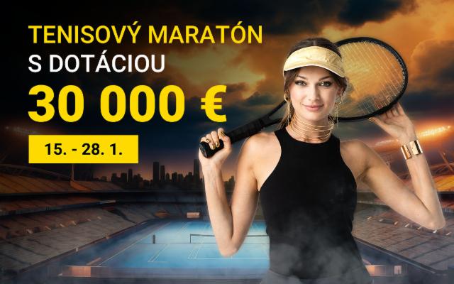 Vyžrebovali sme výhercov tenisového maratónu!