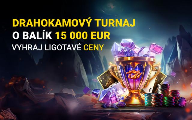 Vyhraj ligotavé odmeny v Drahokamovom turnaji o 15 000 eur!