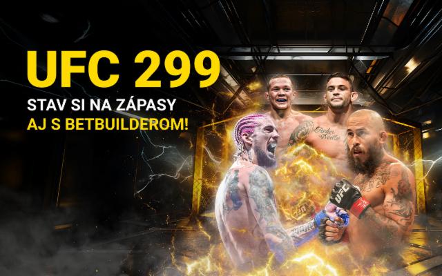 Stav si na zápasy nabitého turnaja UFC 299!