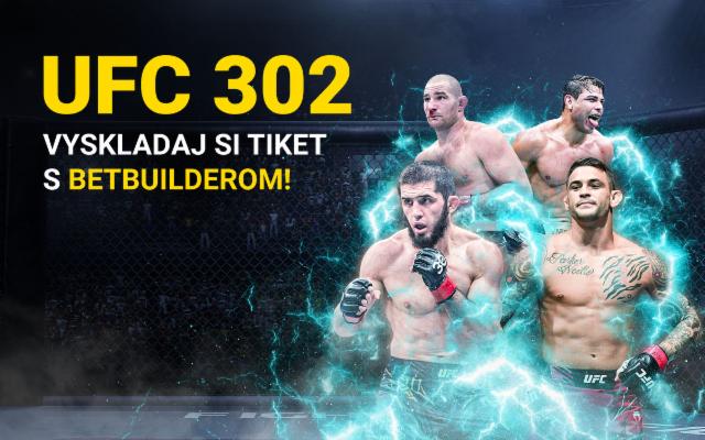 Stav si na galavečer UFC 302 a využi aj náš Betbuilder!