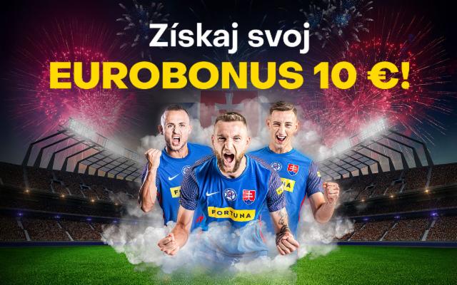 Získaj svoj eurobonus 10 eur a uži si šampionát naplno!