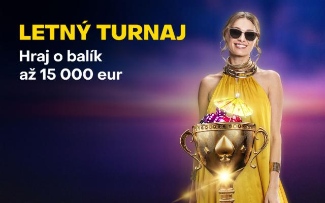 V Letnom turnaji rozdávame odmeny v hodnote 15 000 eur!