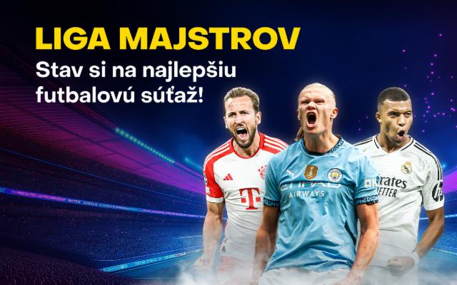 Štartuje ''nová'' Liga majstrov! Stav si na svojich favoritov!