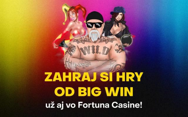 Hry od Big Win Games už aj vo Fortuna Casine!