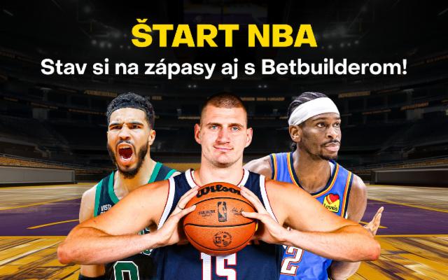 Stav si na NBA a využi aj Betbuilder!