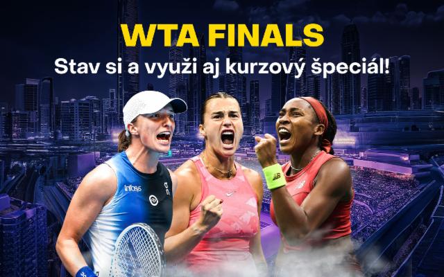 Stav si na WTA Finals a vyber si aj z nášho Špeciálu!