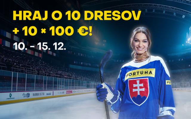 Poznáme výhercov súťaže o 10 dresov a 10 x 100 eur!