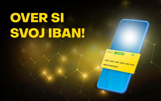 Over si svoj IBAN a hraj s Fortunou!