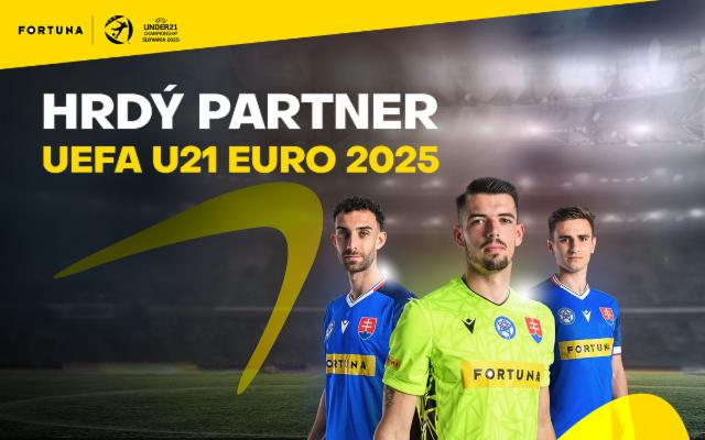 Fortuna sa stala oficiálnym partnerom UEFA U21 EURO 2025!