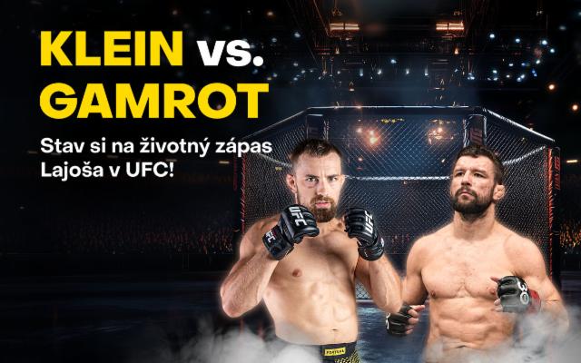 Stav si na životný zápas Lajoša Kleina v UFC!