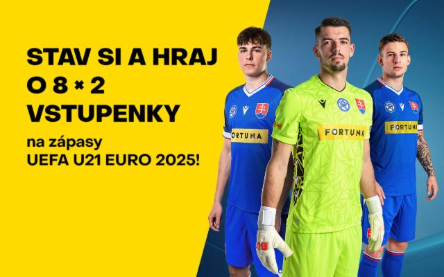Poznáme ďalších výhercov vstupeniek na zápasy UEFA U21 EURO 2025!