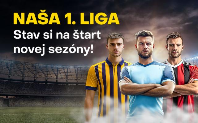 Naša futbalová liga je späť – stav si na svojich favoritov!
