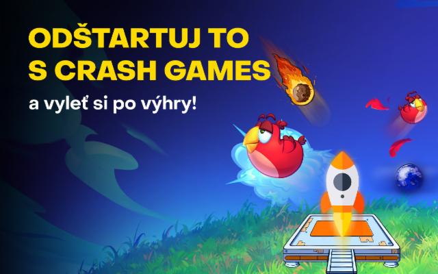Vyleť si po výhry s novinkami Crash Games!