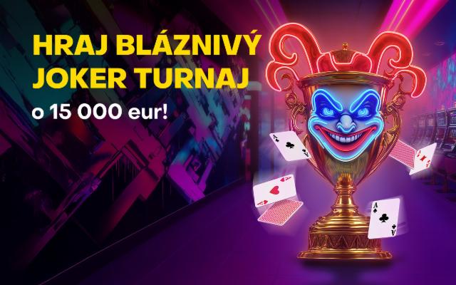 Roztoč to s Jokerom a vyhraj bonusy z balíka 15 000 eur!