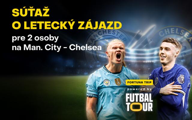 Hraj s Fortunou a FutbalTourom o letecký zájazd na šláger Premier League!