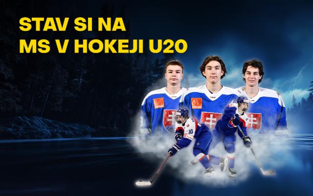 Stav si na hokejové MS U20 a sleduj zápasy naživo na Fortuna TV!