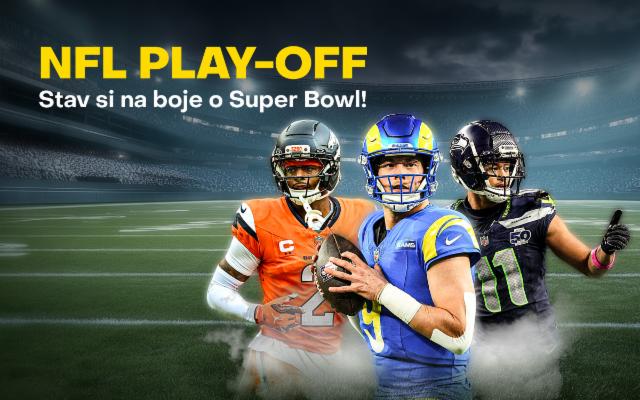 Stav si na play-off NFL a&nbsp;využi aj&nbsp;Betbuilder!