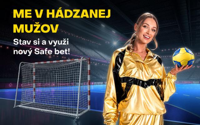 Stav si na ME v hádzanej mužov a&nbsp;využi nový Safe&nbsp;bet!