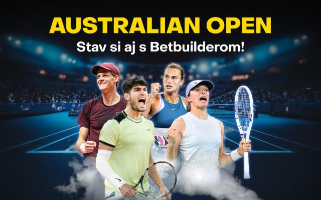 Stav si na Australian Open s Betbuilderom!