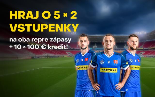 Poznáme výhercov vstupeniek na repre zápasy a 100-eurových kreditov!